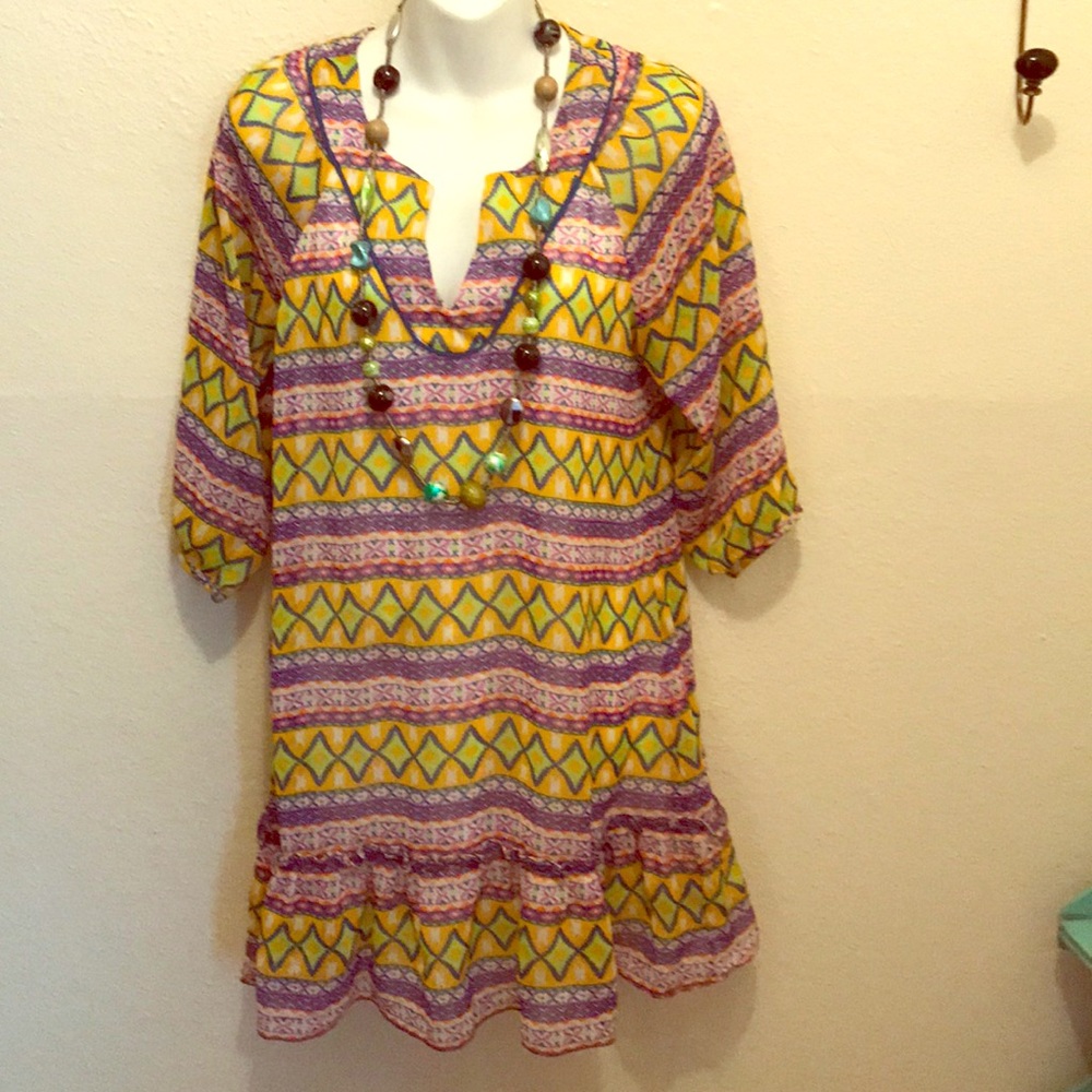 JOY JOY AZTEC DRESS